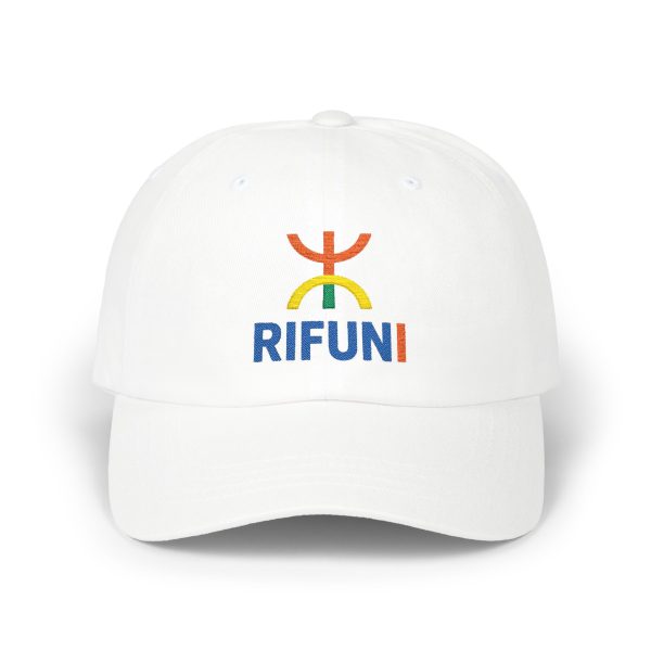 RIFUNI embroidered logo Dad Cap | adjustable cotton baseball hat